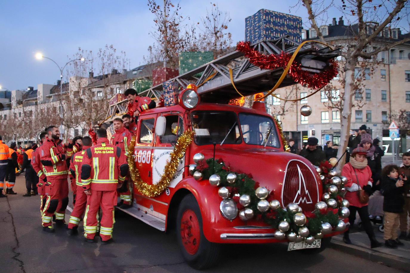 La cabalgata de Reyes Magos en León