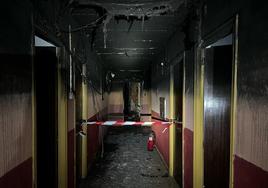 Incendio en un hotel de Hospital de Órbigo.