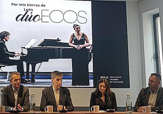 Imagen de la presentación de 'Por mis Tierras de León' del Duo Ecos