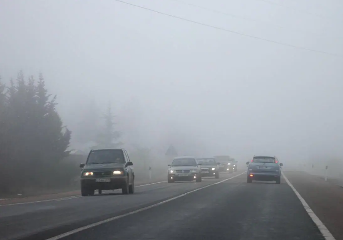 Niebla en varios puntos de las carreteras leonesas.