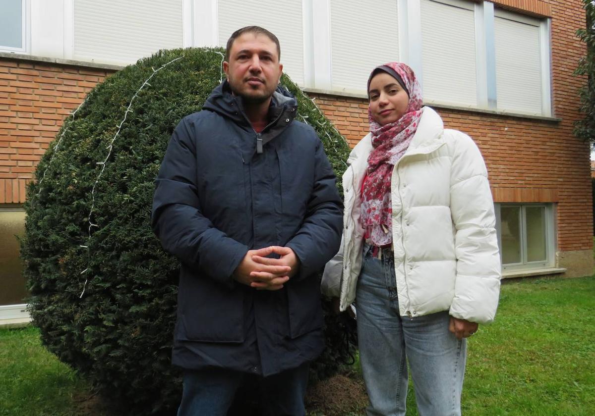 Ramzi y Needa, refugiados palestinos en León.