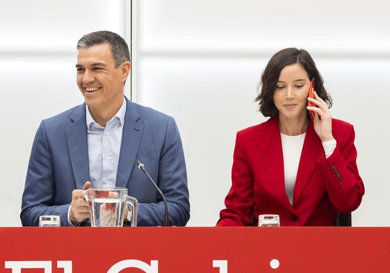 Andrea Fernández durante una comisión de la Ejecutiva Federal.