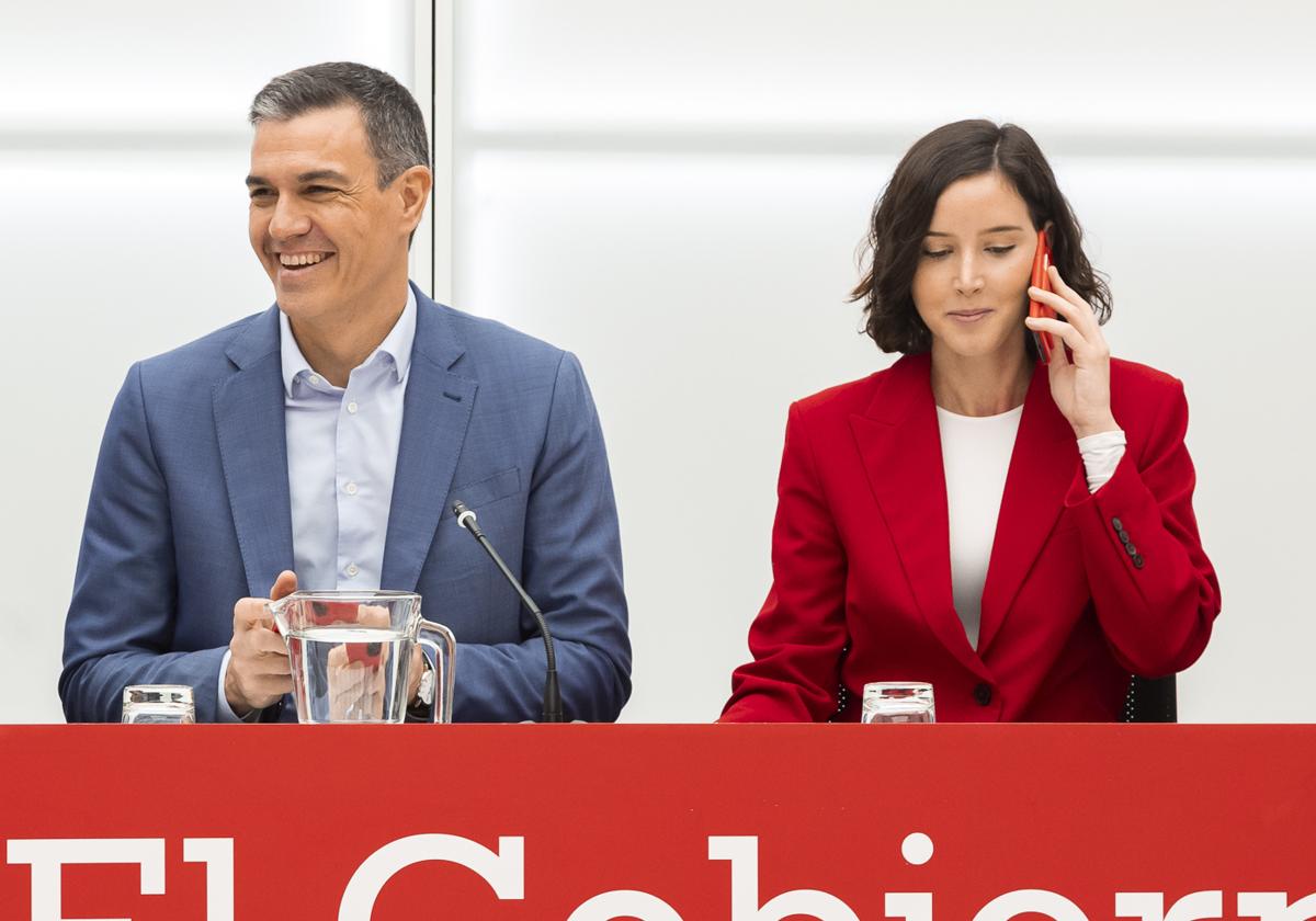 Andrea Fernández durante una comisión de la Ejecutiva Federal.