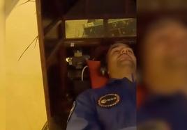 Pablo Álvarez comparte su experiencia en la centrifugadora.