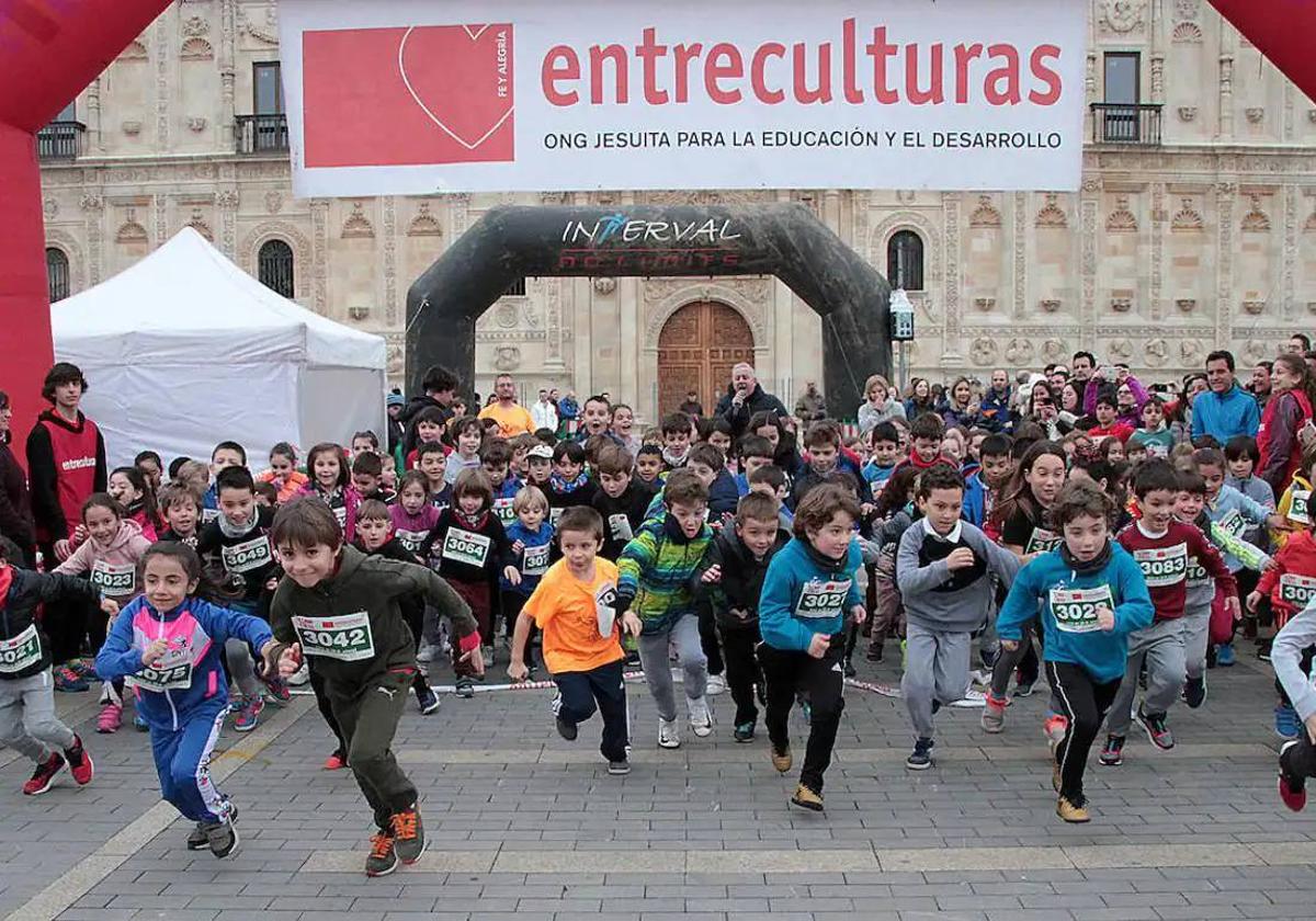 Imagen de archivo de una carrera solidaria en León de Entreculturas.