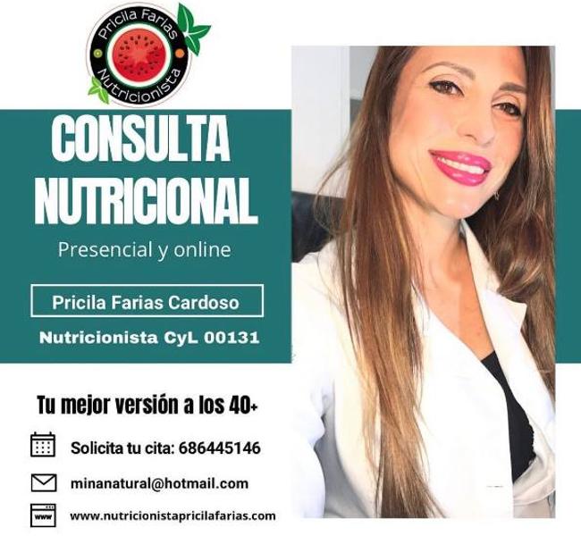 Consulta nutricional de Pricila Farias