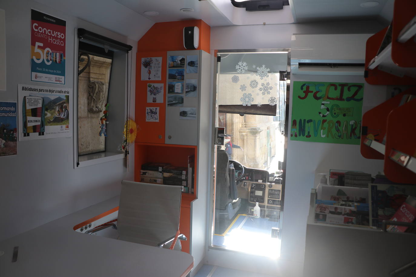 50 años del servicio de bibliobús de León