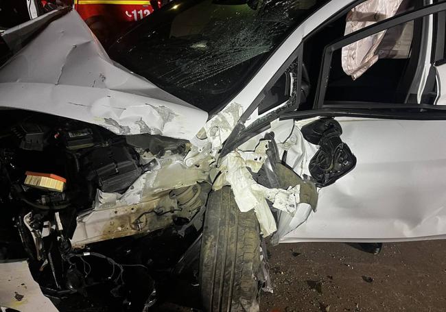 Accidente en Castrocalbón.