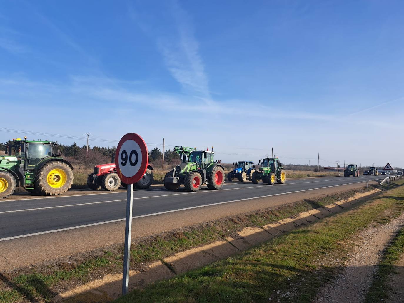 Segunda jornada de protestas del campo en León