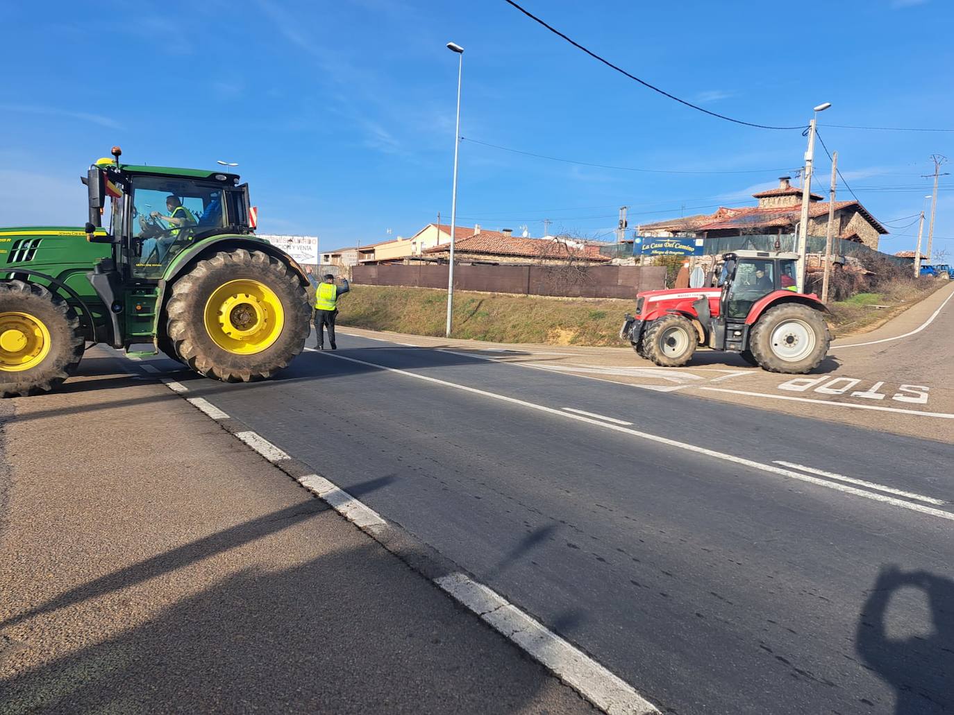 Segunda jornada de protestas del campo en León