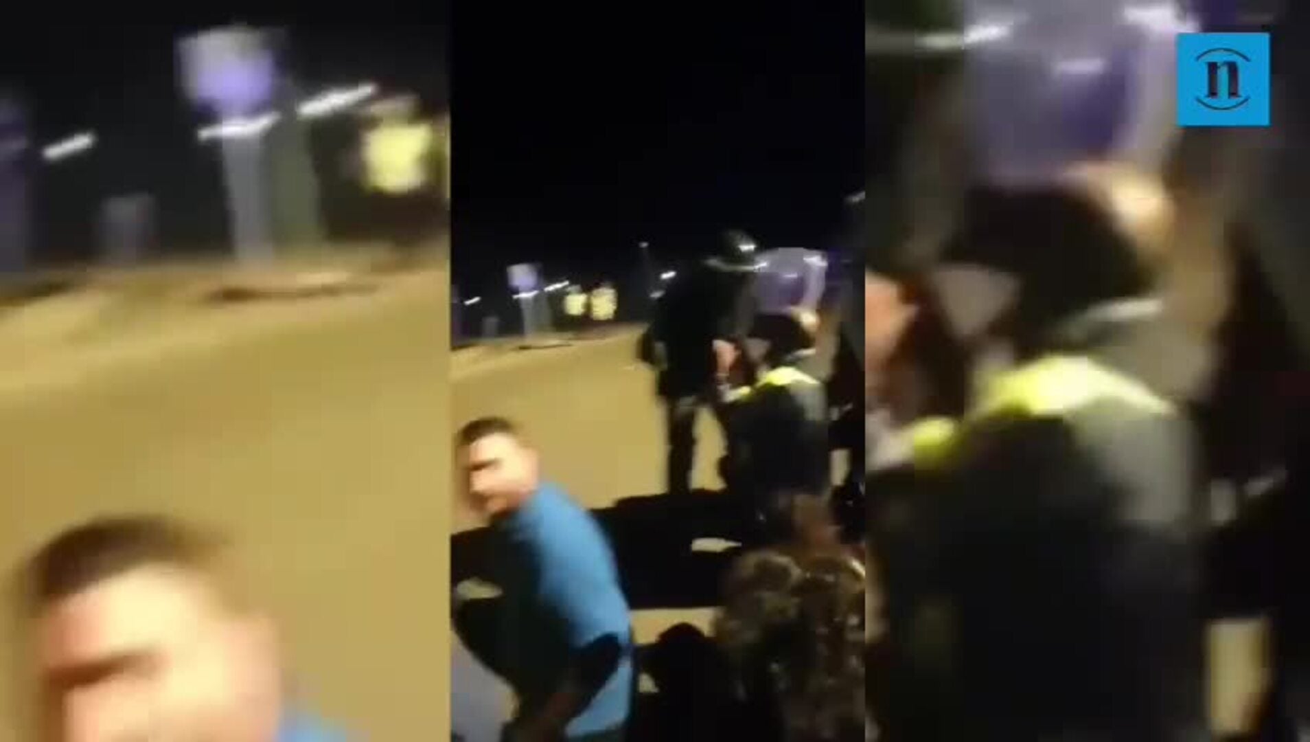 Protestas agrícolas y ganaderas: Incidentes en el polígono de Villadangos