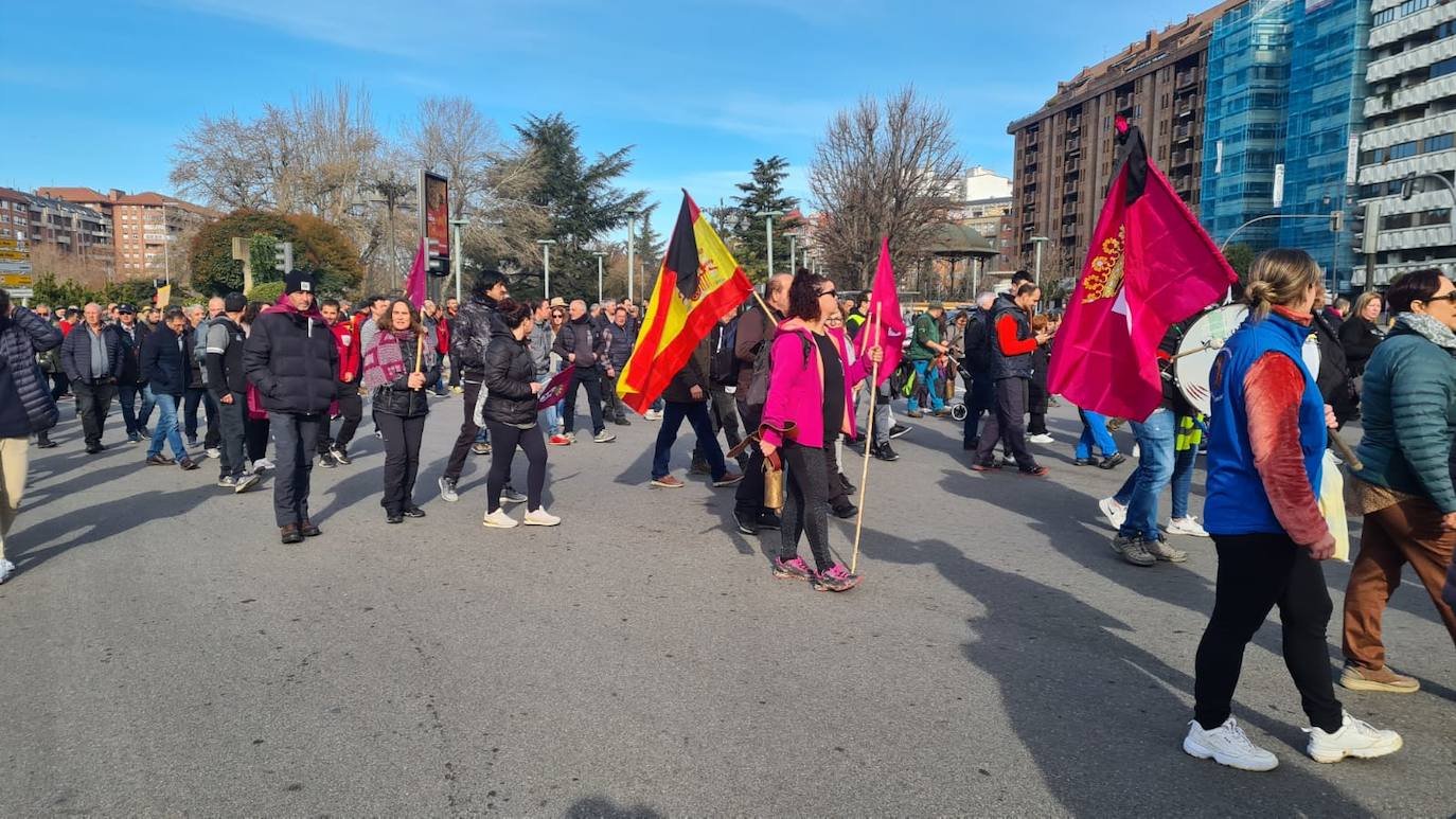 &#039;Tractorada&#039; del sector agrario en León