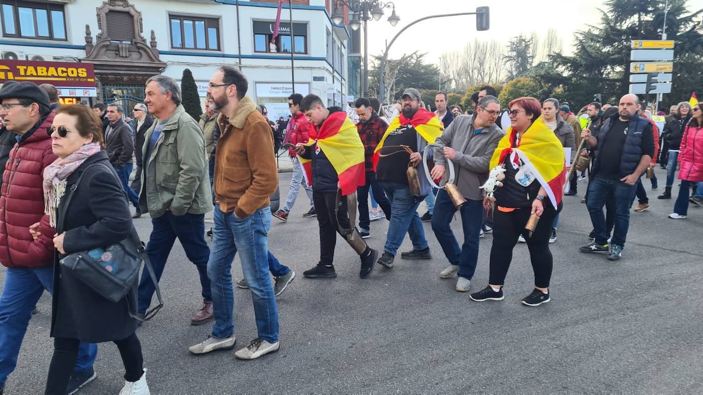 &#039;Tractorada&#039; del sector agrario en León