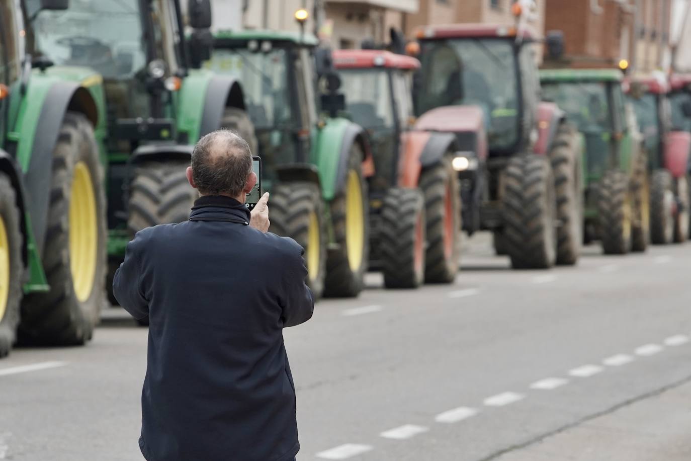 Nueva tractorada en la provincia de León