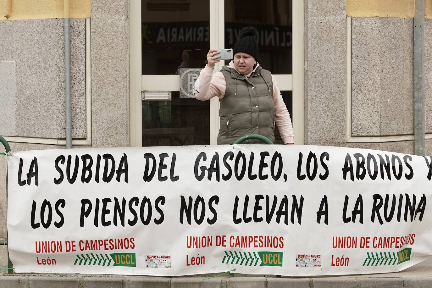 Nueva tractorada en la provincia de León