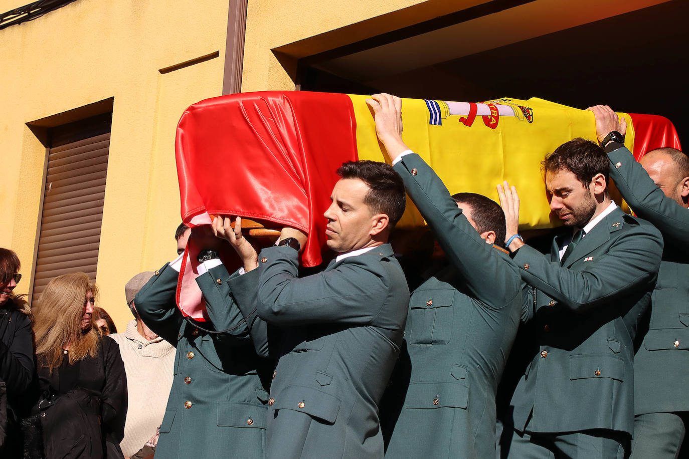 Funeral de David Pérez, el guardia civil asesinado en Barbate