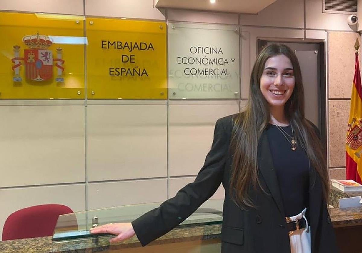 Ainara Vicente en Bogotá.