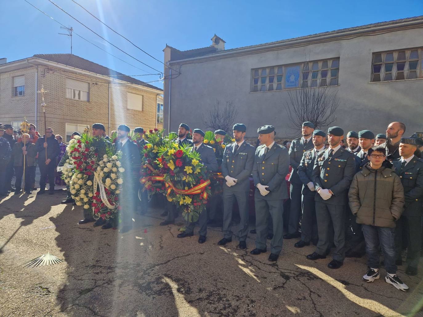 Funeral de David Pérez, el guardia civil asesinado en Barbate