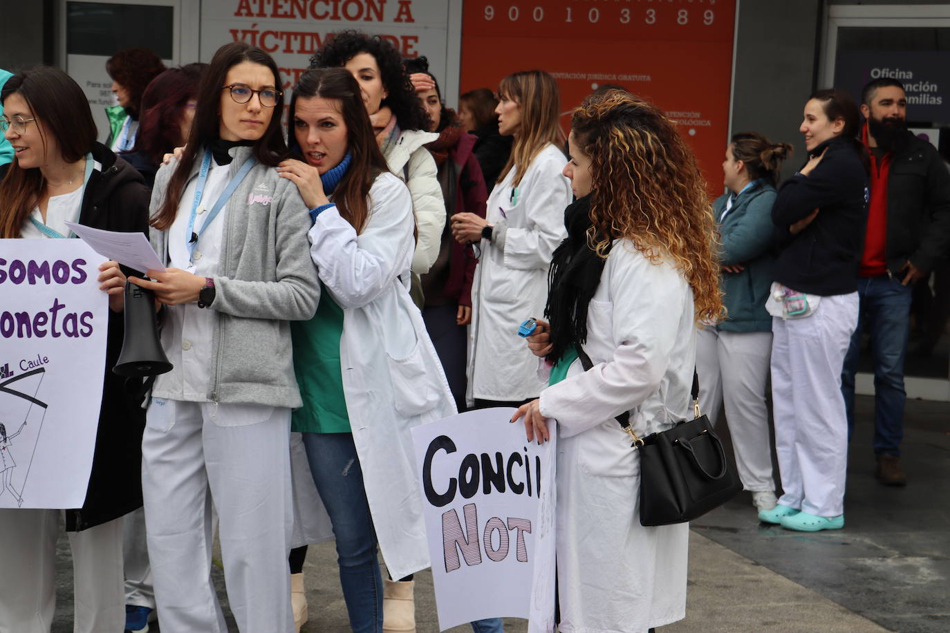 Protestas de enfermeras del Caule