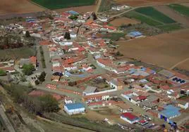 Imagen aérea de la localidad de Villar del Yermo.
