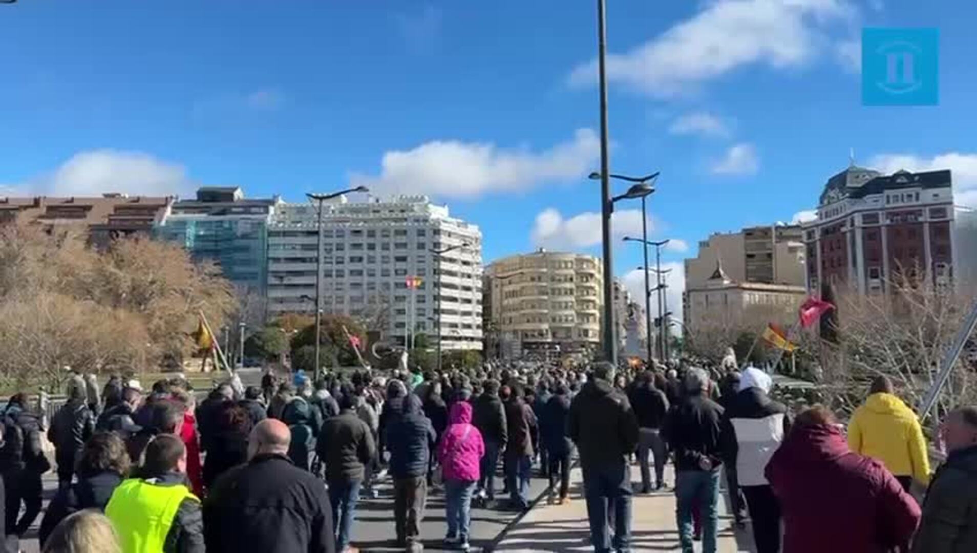 Tractorada por las calles de León