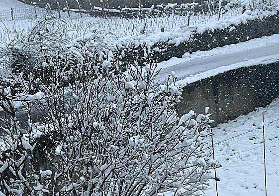 Un nuevo temporal vuelve a teñir de blanco las zonas montañosas de la provincia, que está en alerta amarilla por nevadas