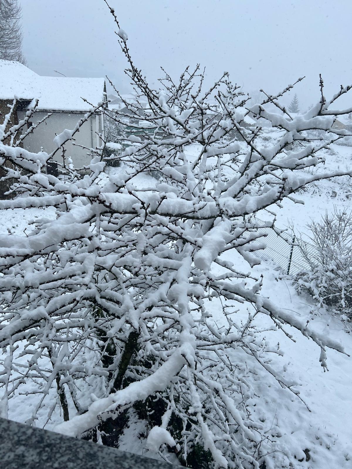 Nieve en Caboalles de Abajo