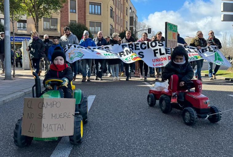 La manifestación llega a la delegación de la Junta exigiendo «precios justos»