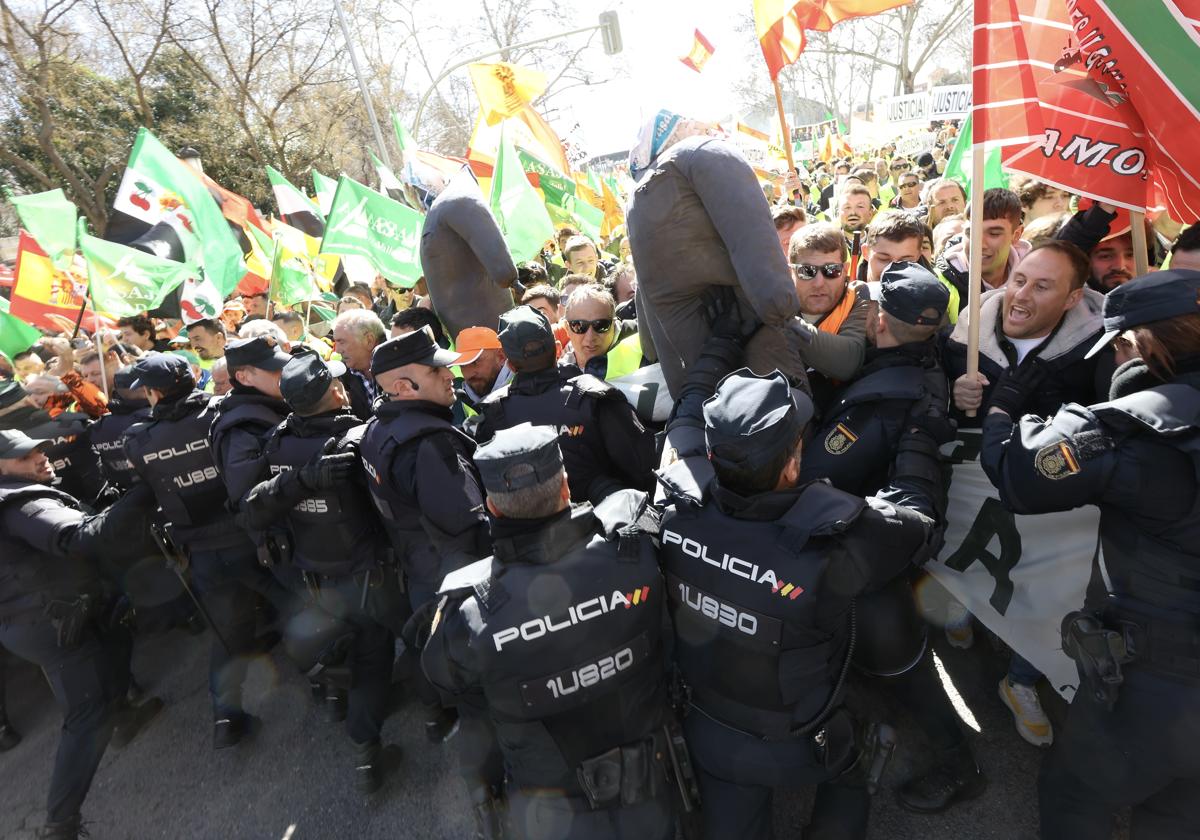 Así han tomado Madrid los agricultores españoles