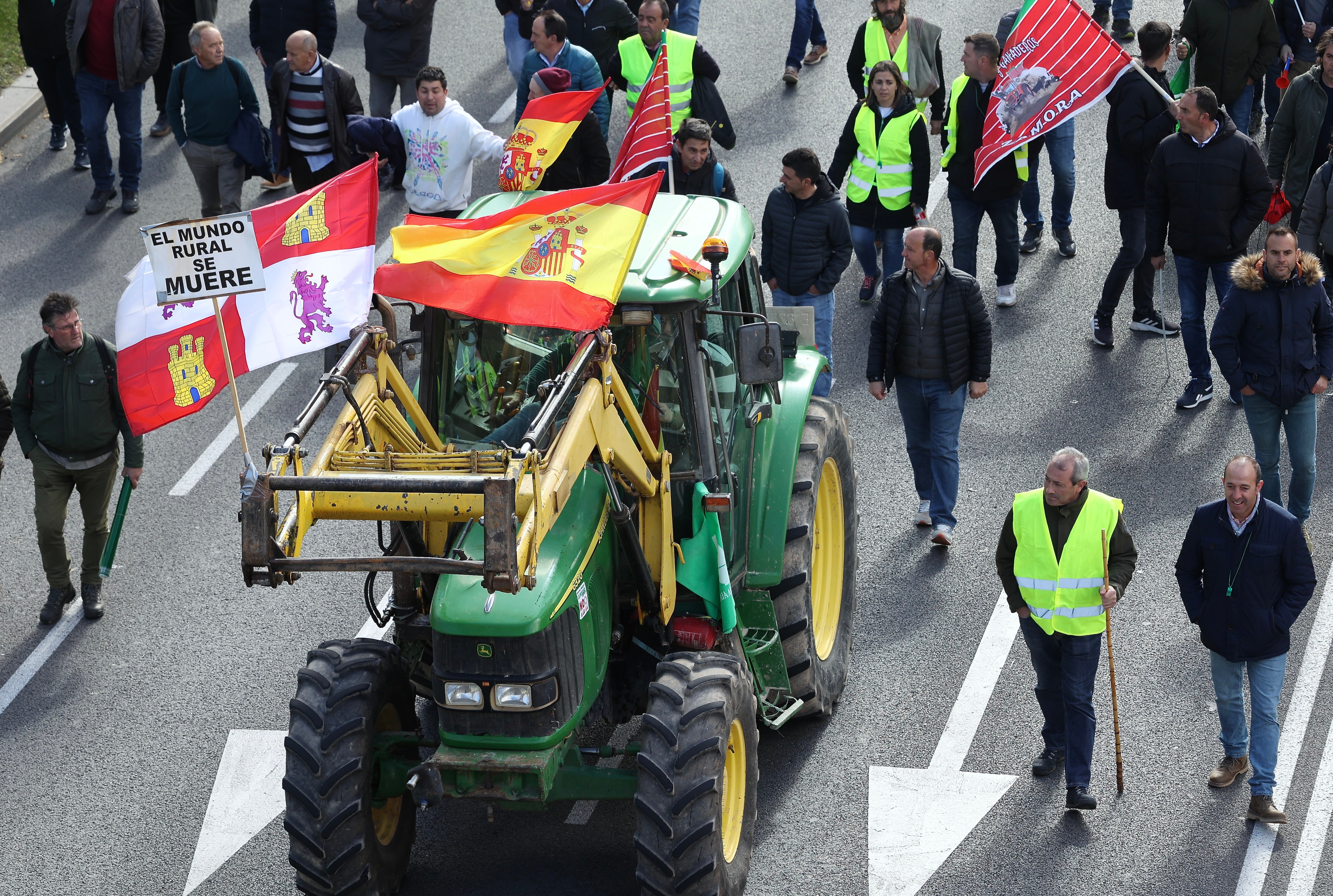 Así han tomado Madrid los agricultores españoles