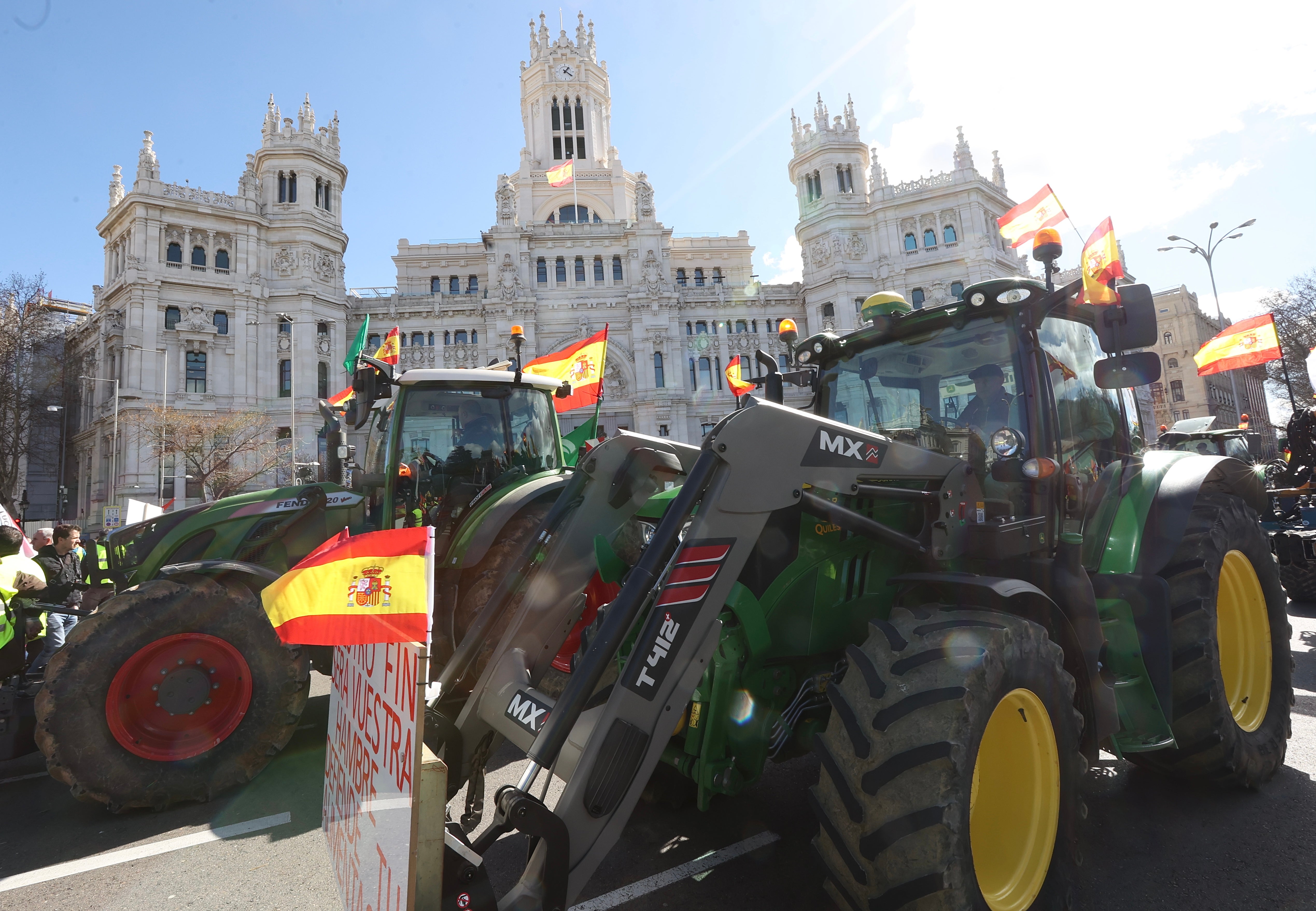 Así han tomado Madrid los agricultores españoles