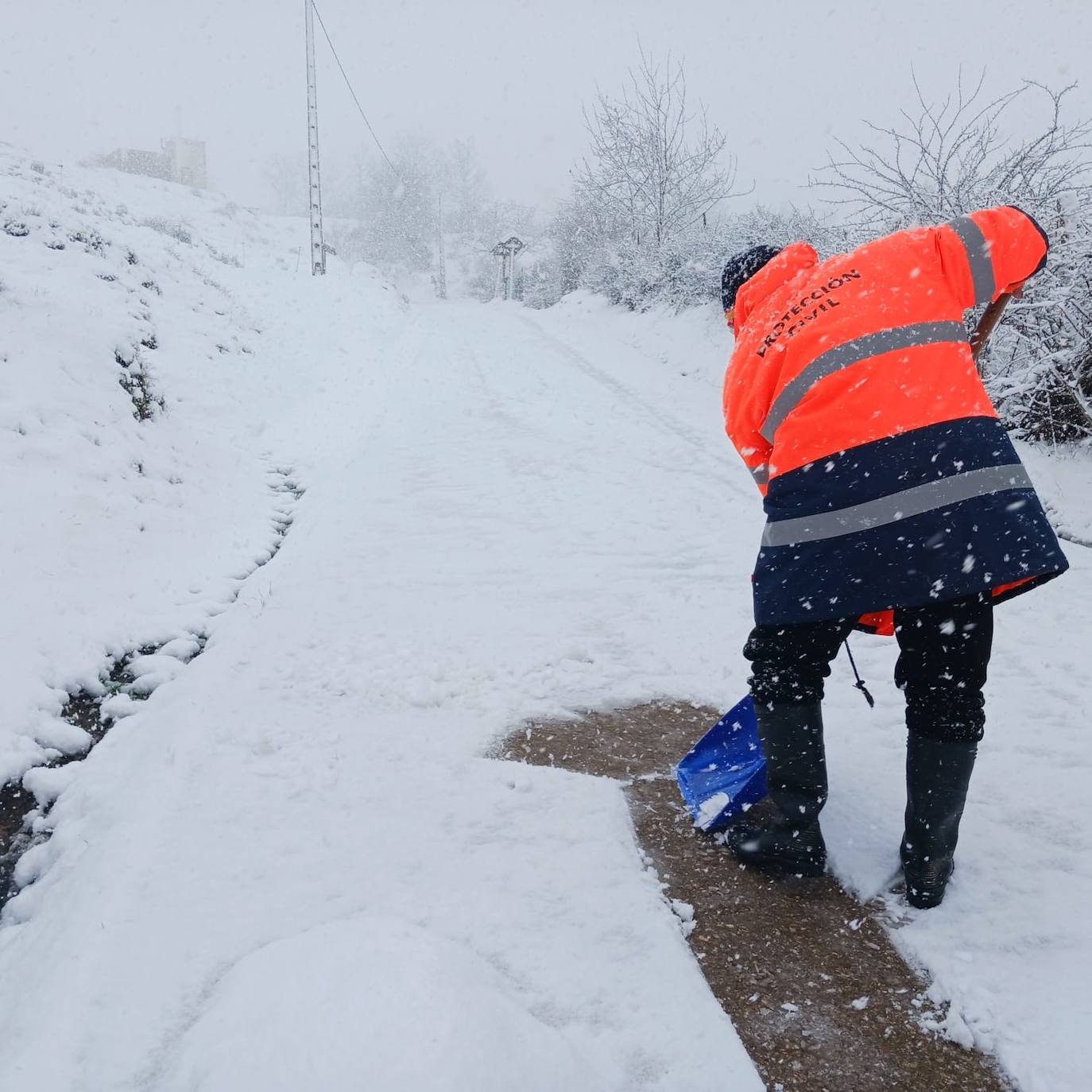 Nieve en Ferreras del Puerto