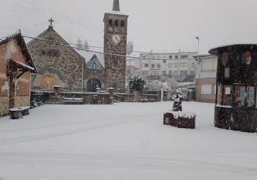 La nieve cubre de blanco la provincia