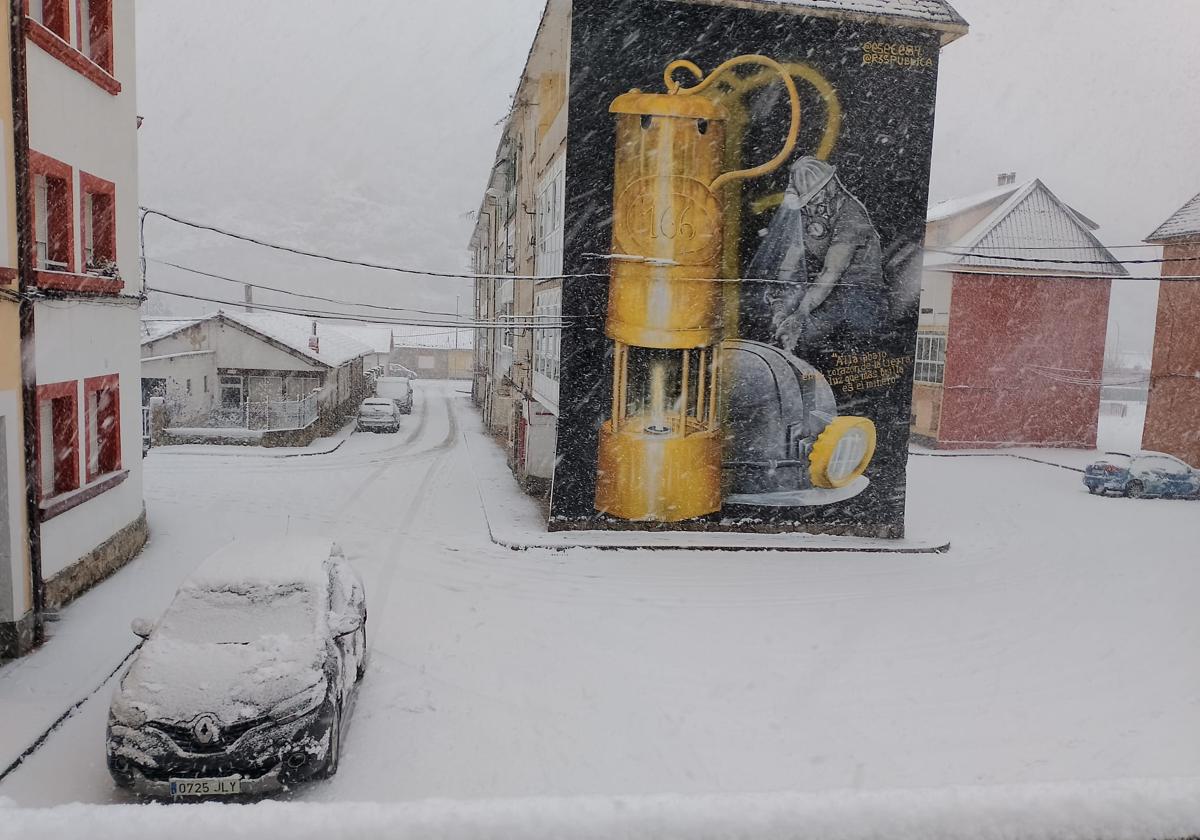 Nieve en la provincia de León