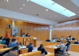Imagen del pleno en el Ayuntamiento de San Andrés el viernes 29 de febrero.