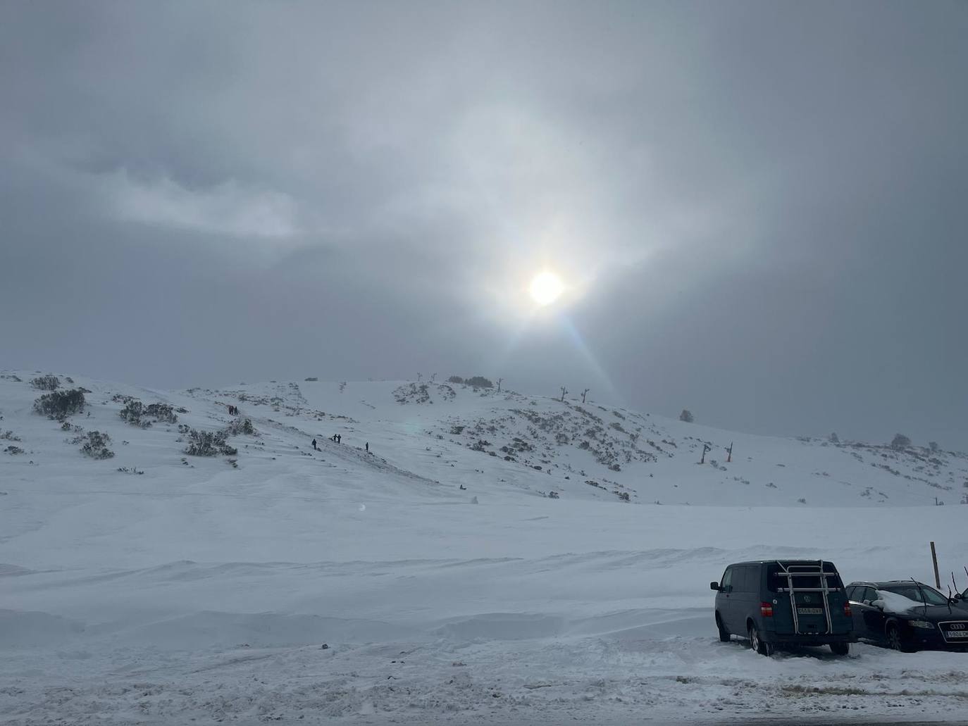 Las imágenes de la nieve en León