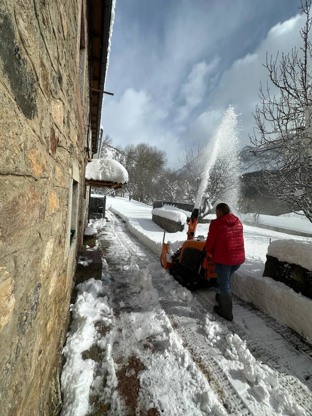 Las imágenes de la nieve en León