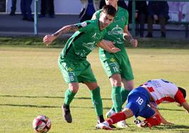 Imagen de un partido del Atlético Astorga.