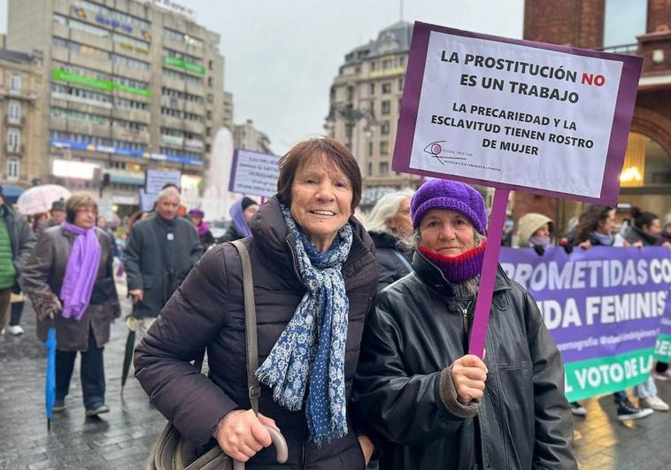 Las imágenes de la Plataforma Contra la Violencia Machista en León