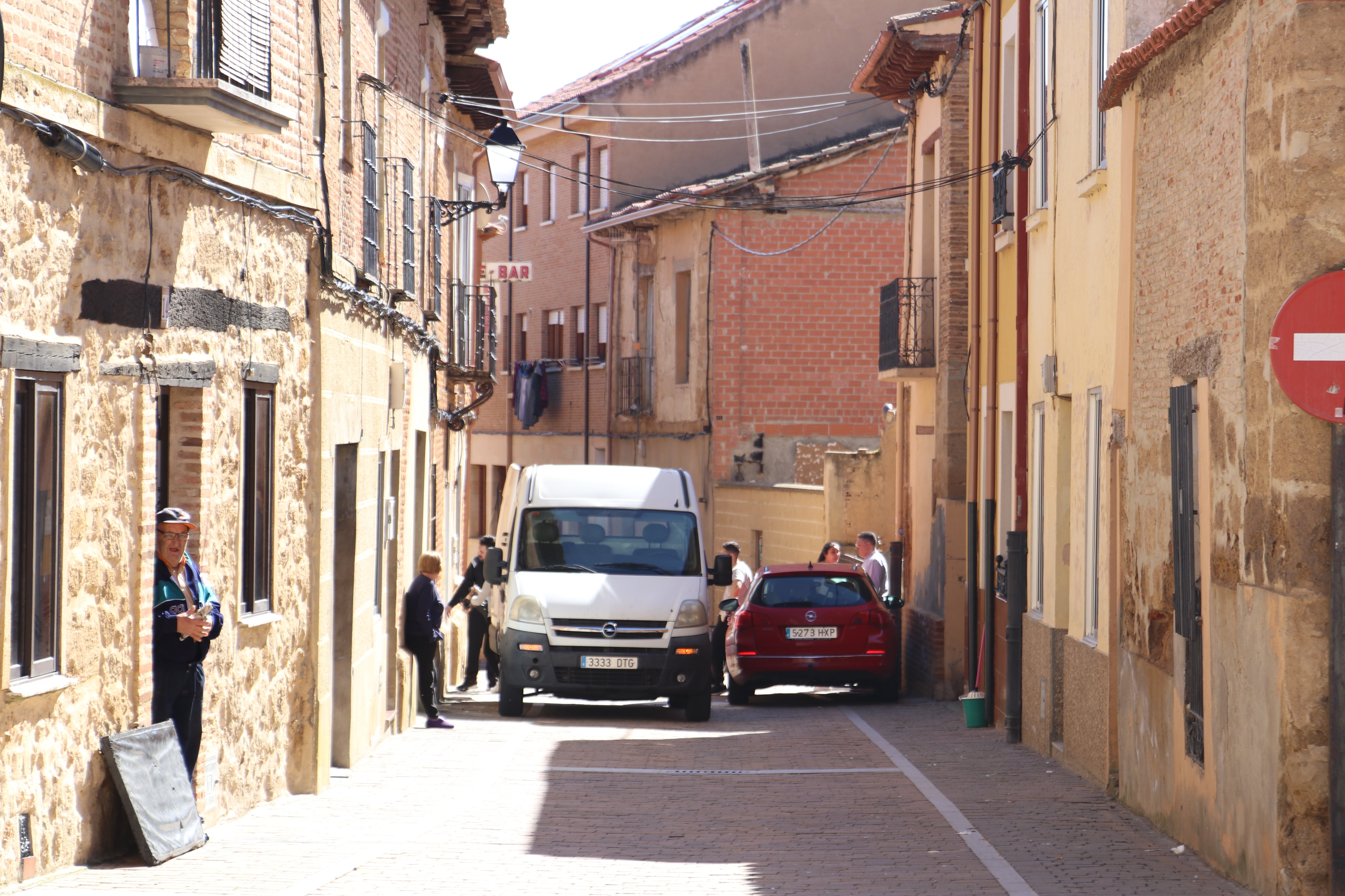 Derrumbe de una casa en Valderas