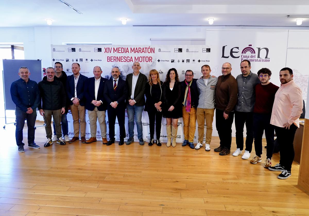 Presentación de la Media Maratón de León.