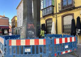 Nueva vida para el Arco Viajero de la plaza Torres de Omaña