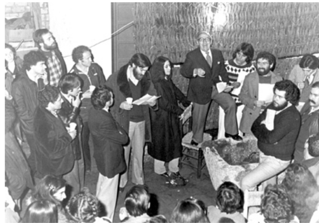 Recitando en el Caño Badillo.
