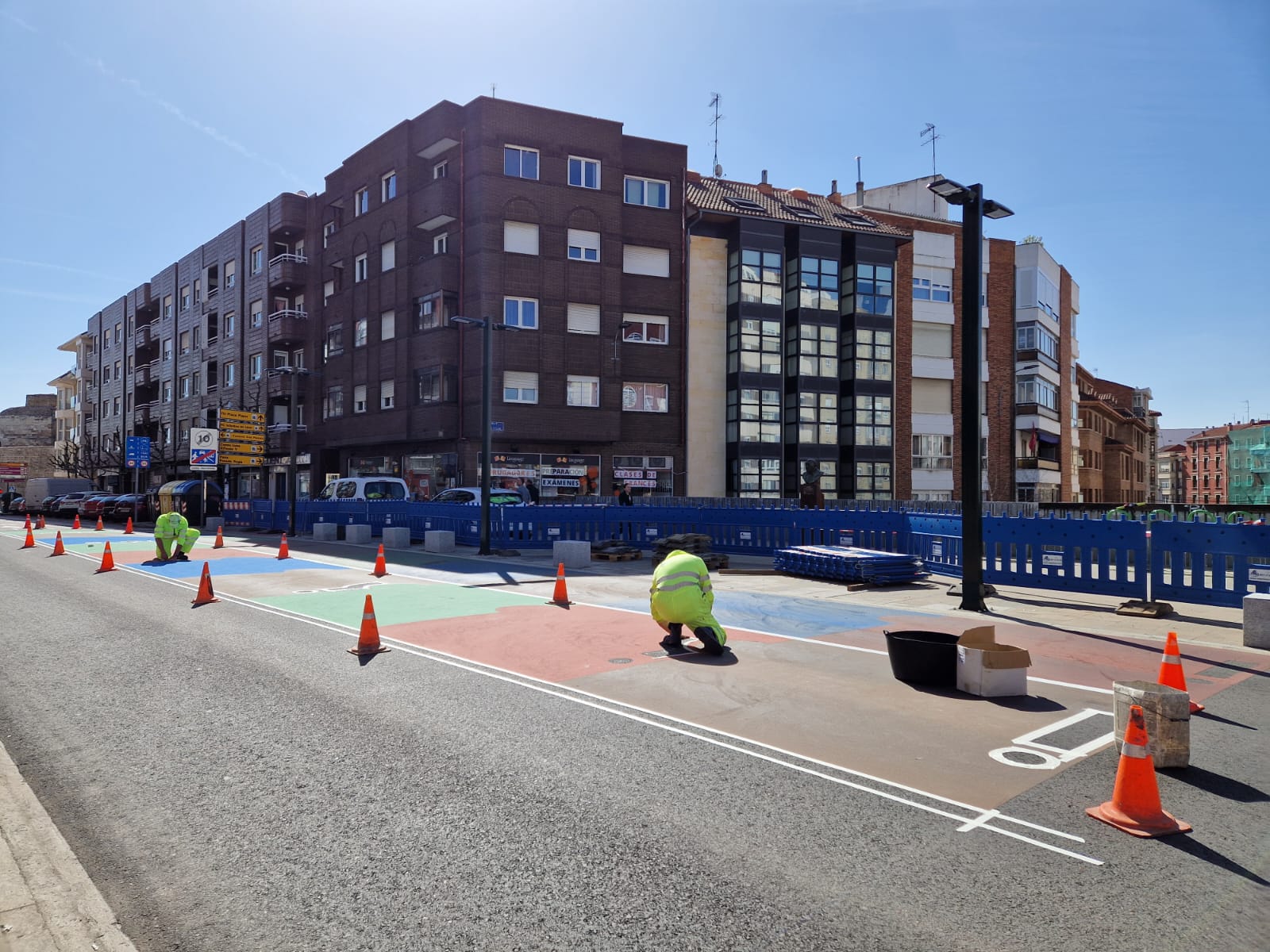 Paso de cebra en Maristas san José
