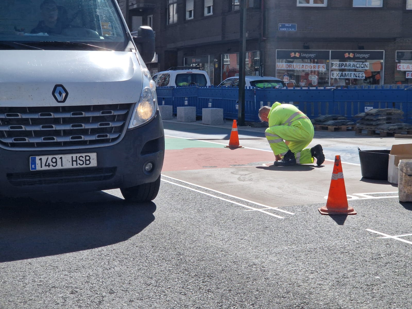 Paso de cebra en Maristas san José