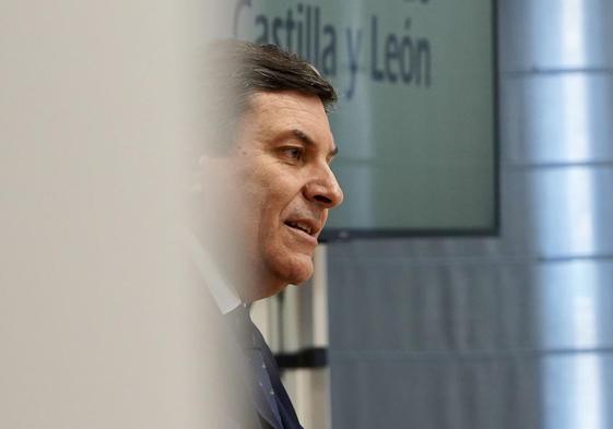 Carlos Fernández Carriedo, durante la rueda de prensa.