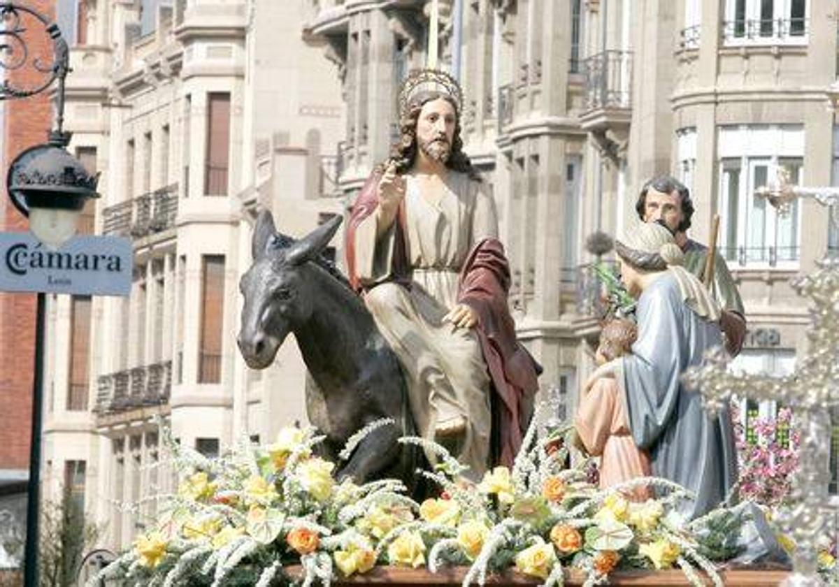 Procesión del Domingo de Ramos.