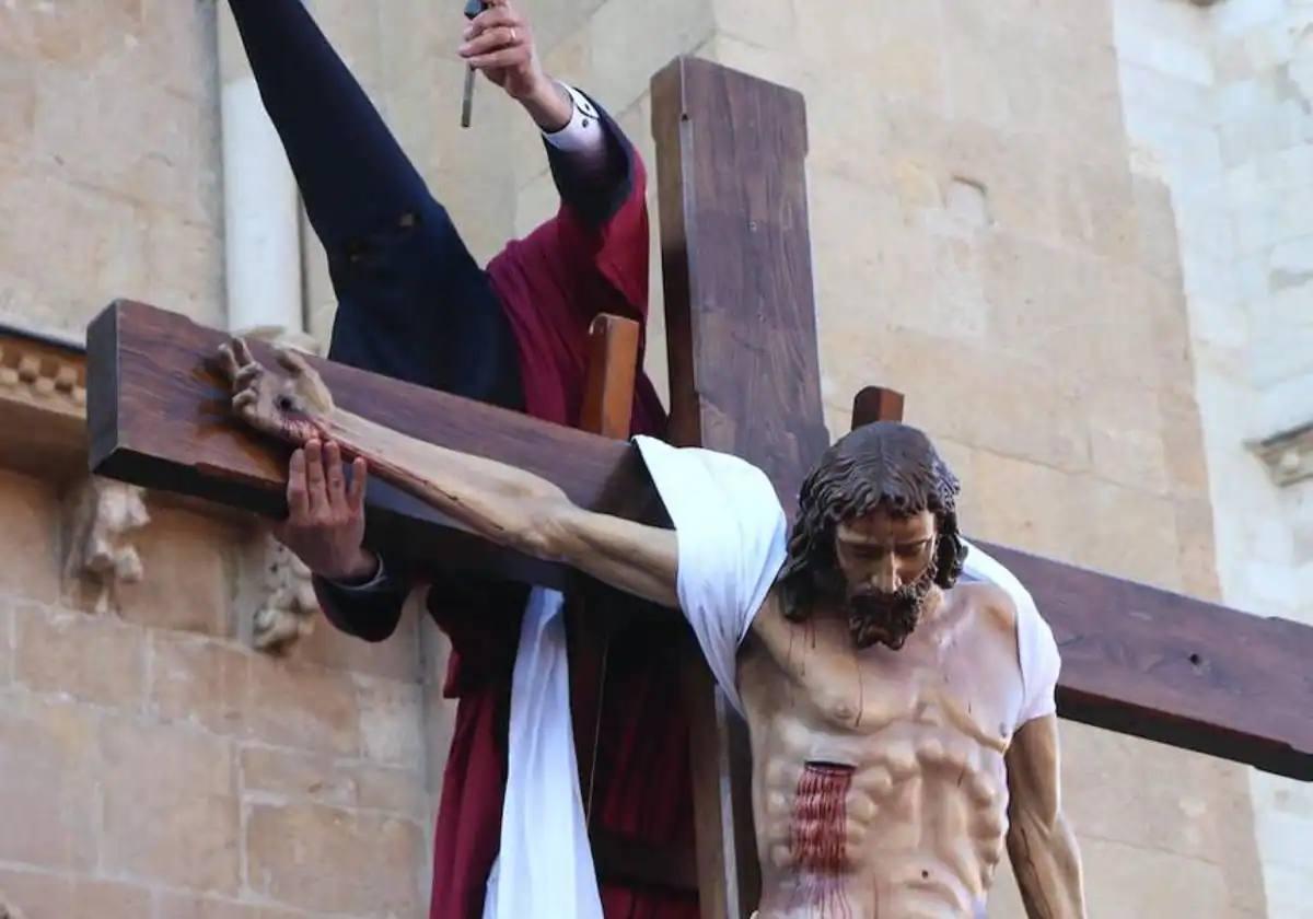 Imagen de una procesión de Sábado Santo