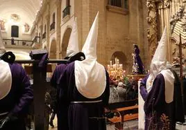 Imagen del Vía Crucis Leonés Cantado de Martes Santo en la Semana Santa de León 2024