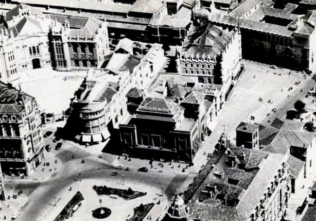 Plaza de Santo Domingo. ca. 1950.